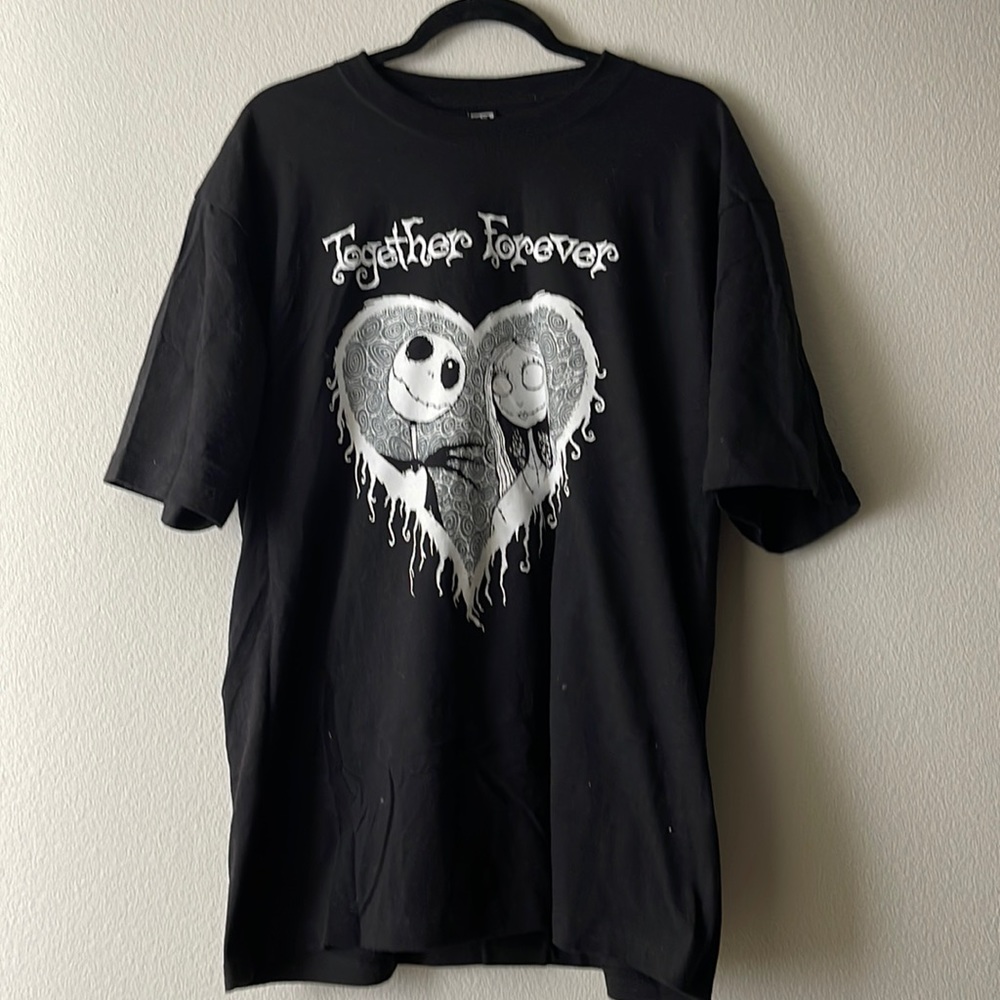Together forever Jack skeleton tshirt